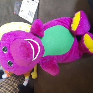 2001 fisher price magical friend talking and singing barney plush works great